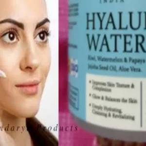 hyaluronic water gel for the skin