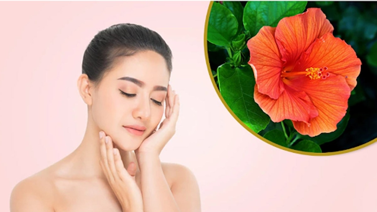 Hibiscus flower is benefits for skin