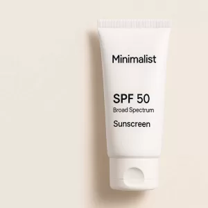 minimalist sunscreen