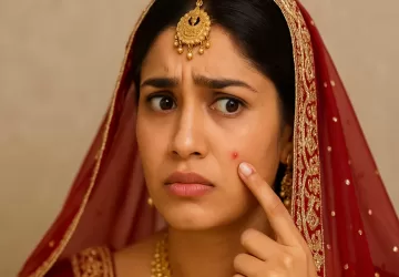 शादी से 2 दिन पहले पिंपल